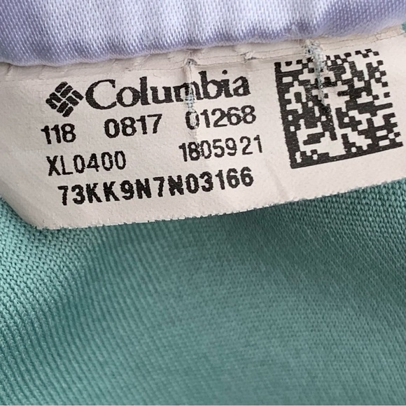 Columbia Full Zip Hoodie Long Sleeve Jacket 2 Tone Green Medium - Picture 5 of 5